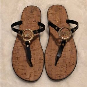 Michael Kors- Black Sandals Size 10